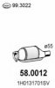 VW 1H0131701PV Catalytic Converter